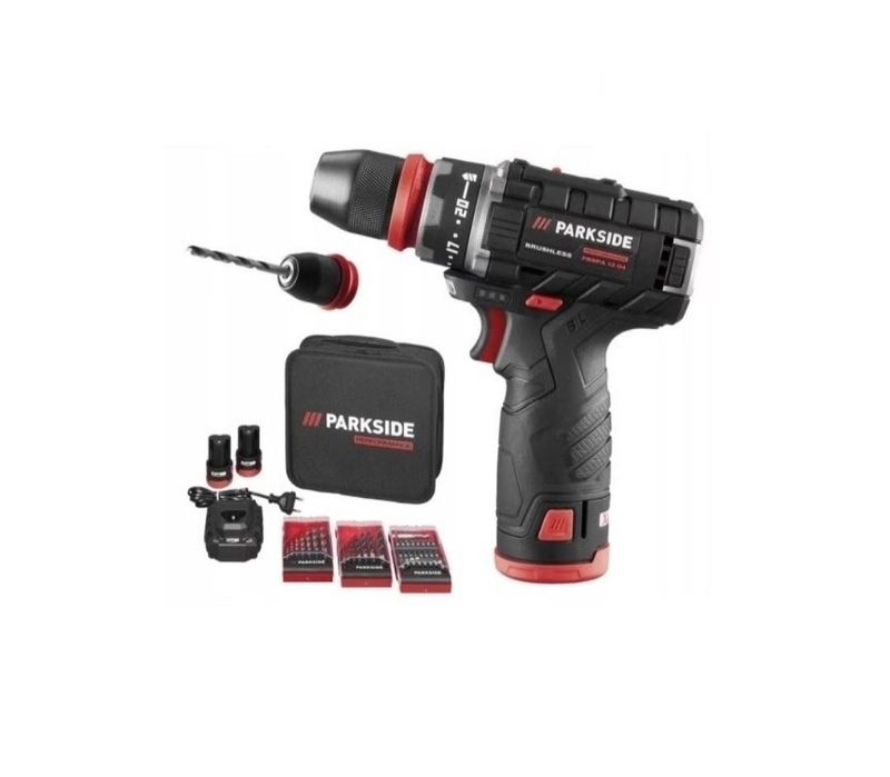 Bormasina parkside cu 2 acumulatori