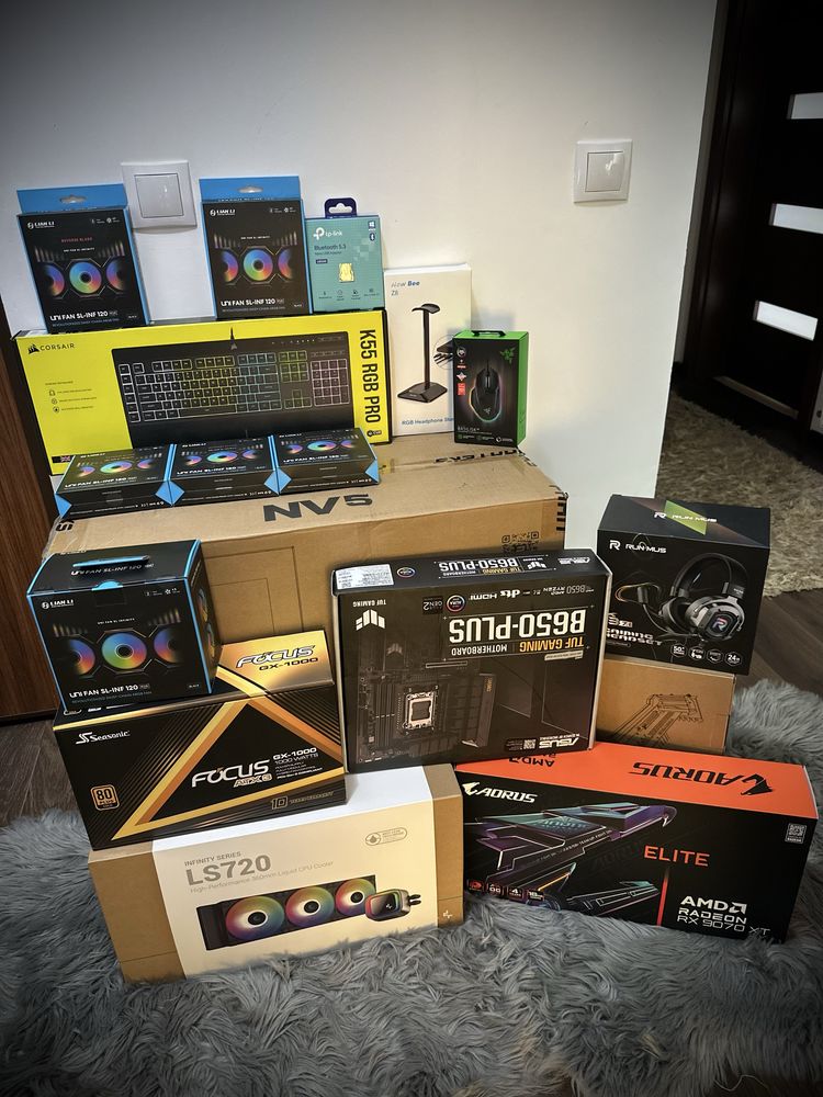 Pc Gaming setup complet - Ryzen 7700, 9070 XT, 32GB, 1TB