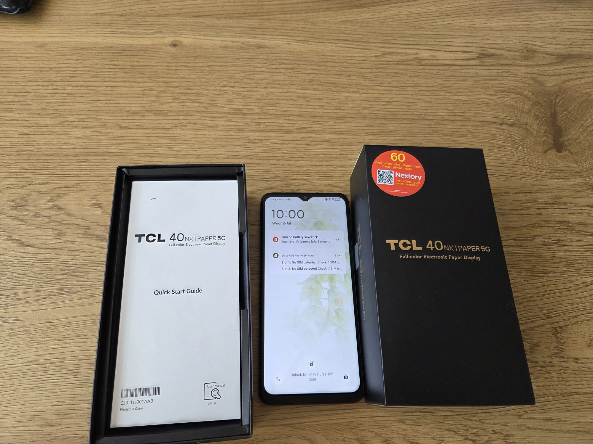 Tcl  40 nxtpaper 5g  256gb +12gb