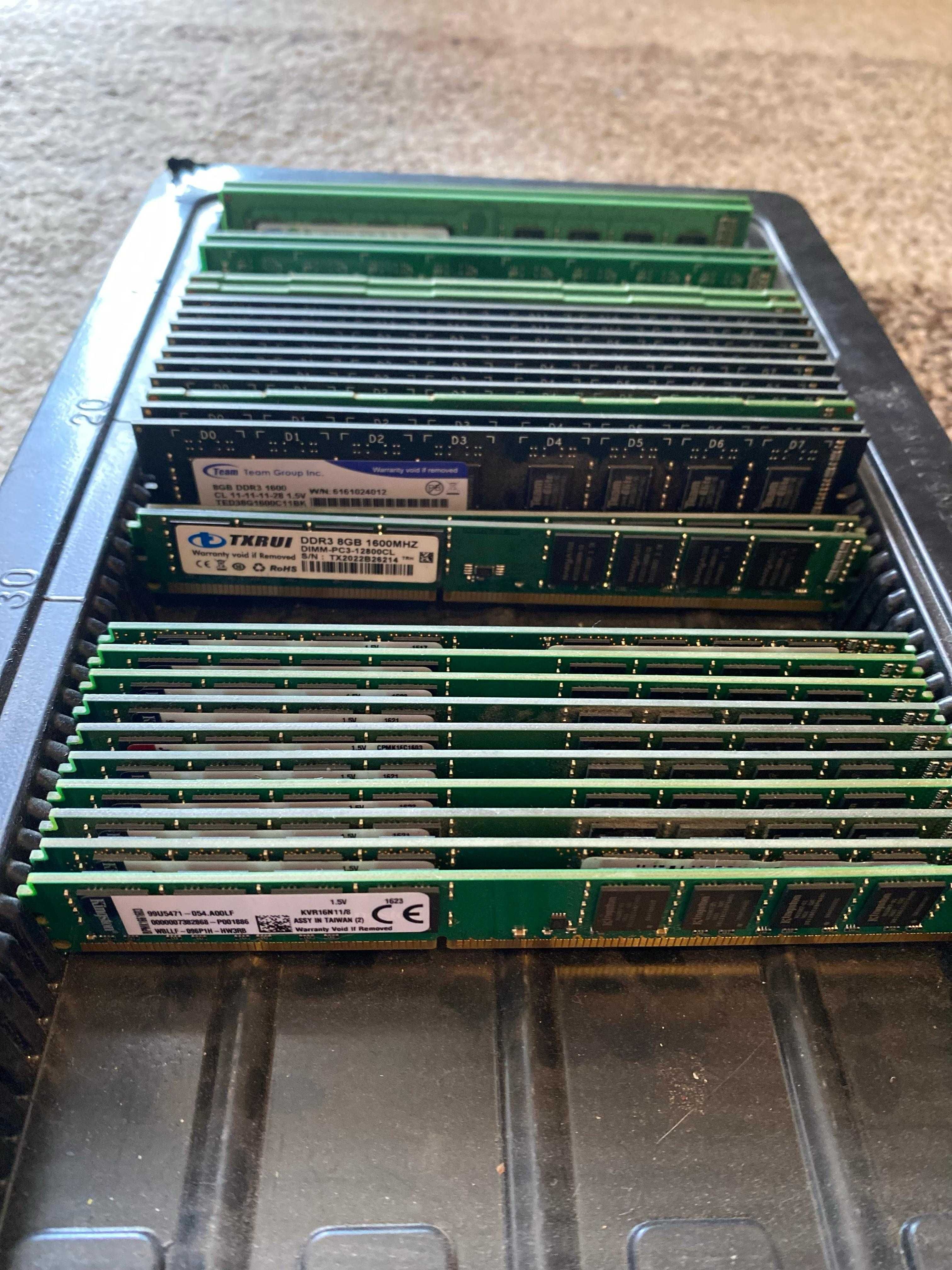 Продам ОЗУ DDR3 для ПК компьюера 8GB - 4GB -  1GB