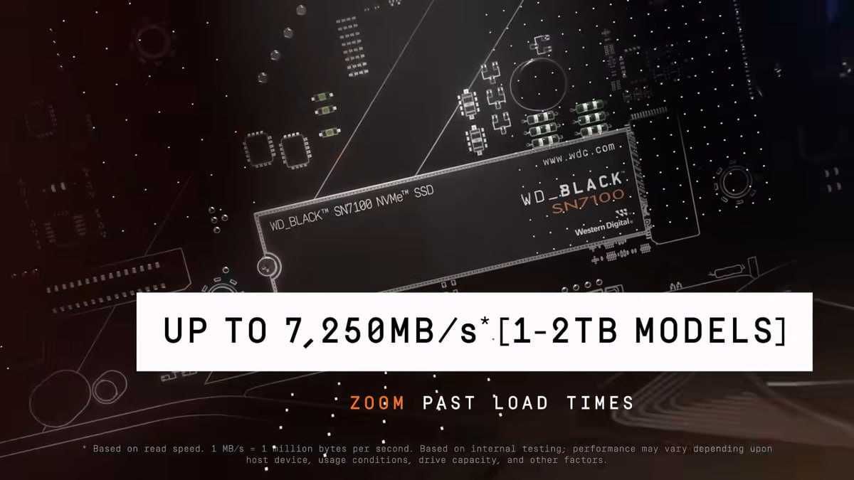 Western Digital WD Black SN7100 Nvme / 1TB