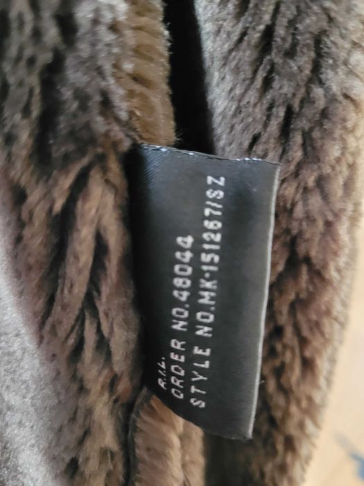 Haina / Geaca de iarna din piele intoarsa si imitatie de blana Diyanuo