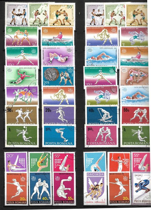 Invatare filatelie si relaxare super clasor cu timbre superbe