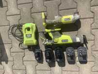 Set Complet Scule Ryobi ONE+™ 18V - Polizor și Fierăstrău Sabie