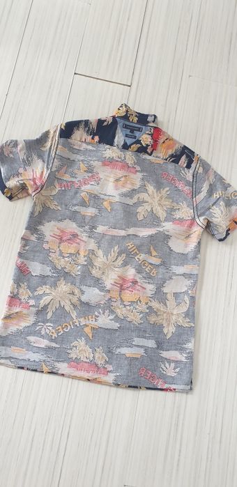 Tommy Hilfiger Cotton/ Len Mens Size L ОРИГИНАЛ! Мъжка Ленена Риза!