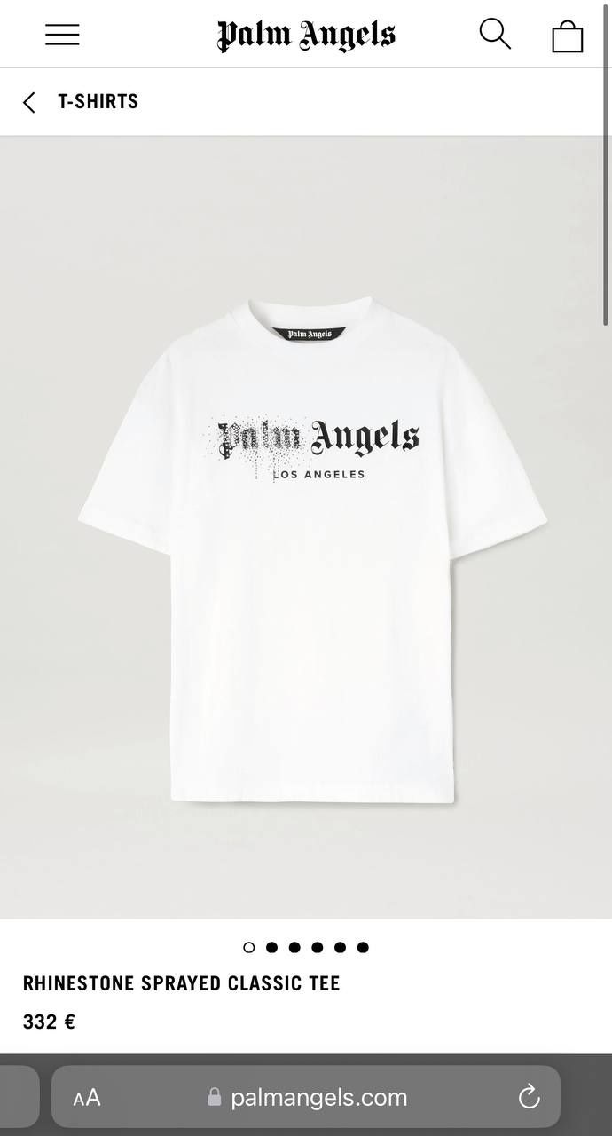 Нова мъжка тениска Palm Angels S L XXL
