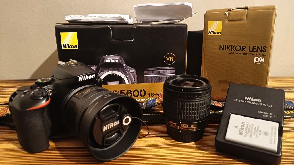 Nikon D5600 + Obiective