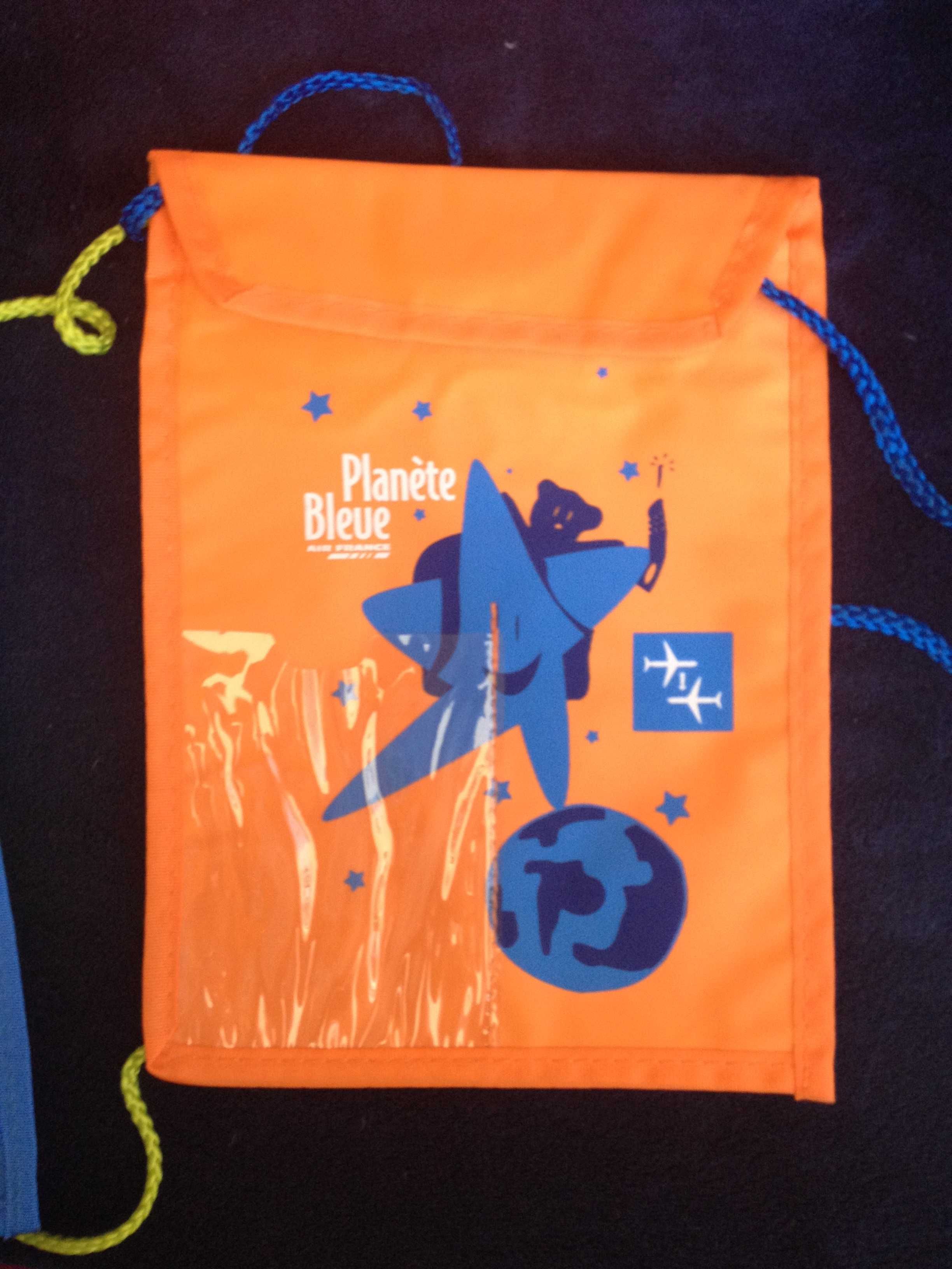 Торбички портмонета за деца Planete Bleue 23 х 17 см. оранжеви, сини
