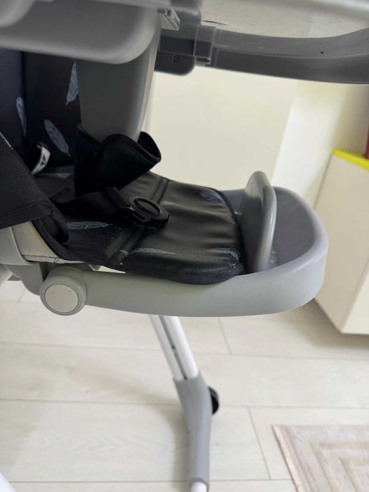 Scaun de masa Momi Copii Luxuria Piele Ecologica Black