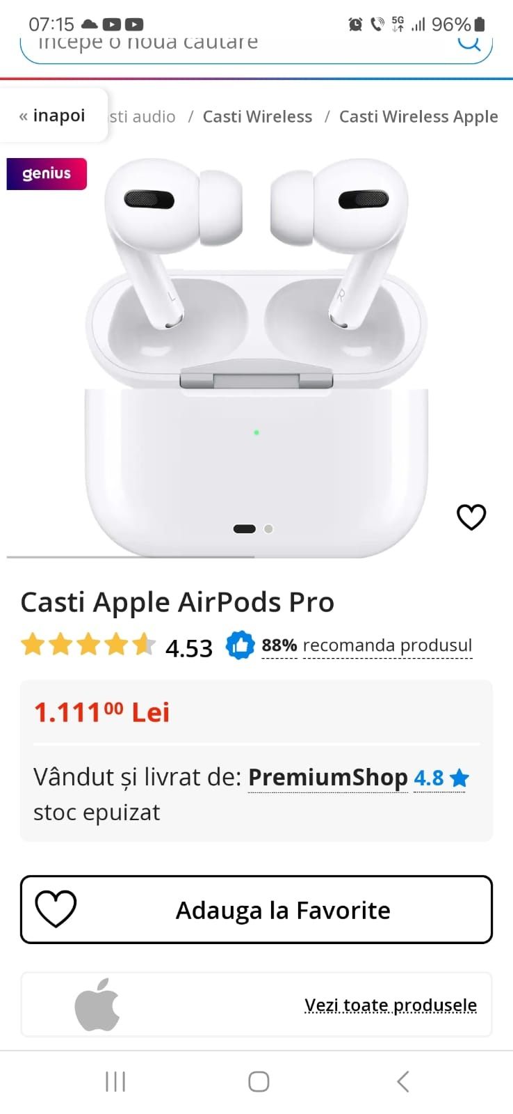 AirPods Pro Casti Apple