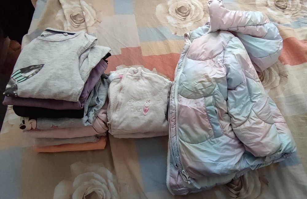 Лот есенно-зимни дрешки за момиче като нови размер 92-98