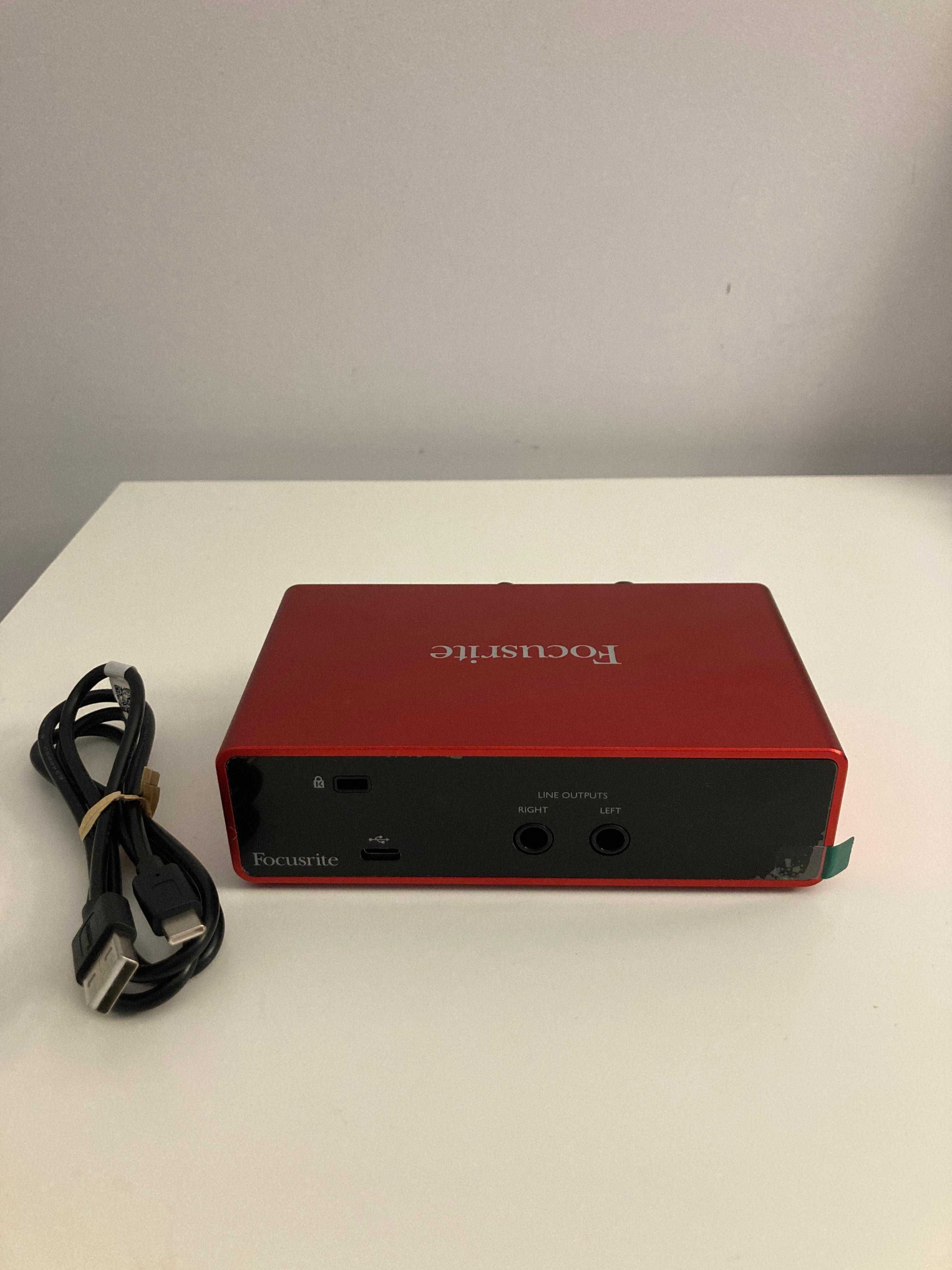 Interfata audio USB Focusrite Scarlett Solo 3RD gen (ca noua+garantie)