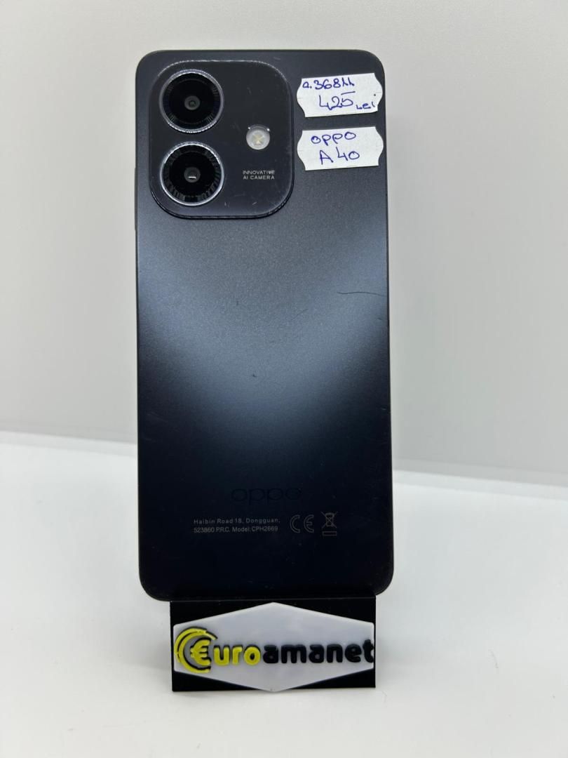 Telefon OPPO A40, 128GB, Sparkle Black -D-