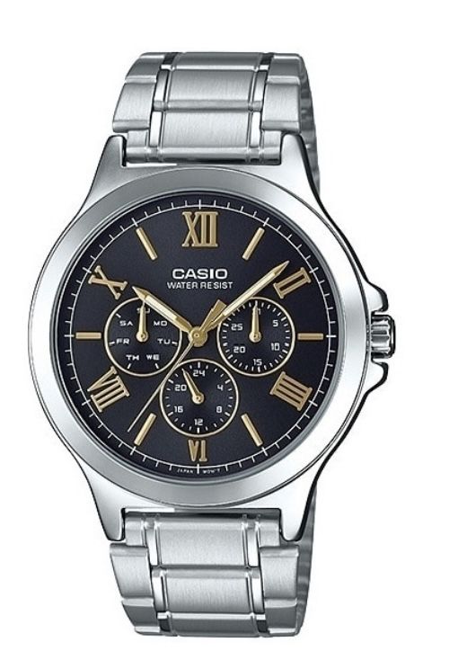 Часы Кварцевые CASIO MTP-V300D-1A2VDF сталь