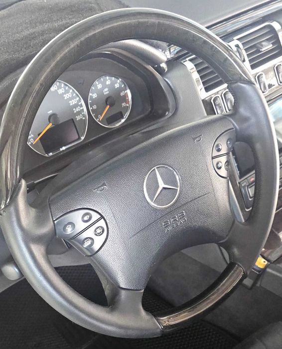 Руль оригинал W210 restail, дерево.