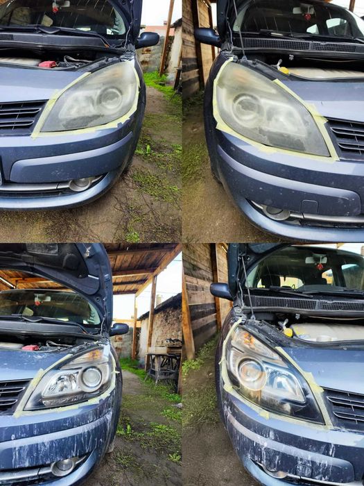Полиране и пастиране на фарове и автомобили