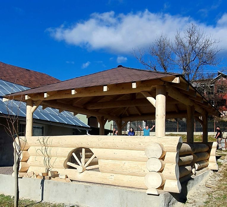 Vand Foisor din lemn bustean