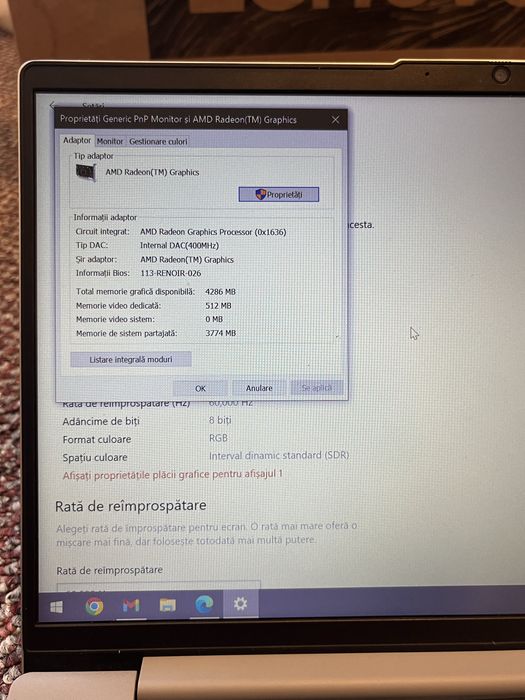 Laptop Lenovo Ideapad 5 [tastatură parțial nefuncțională]