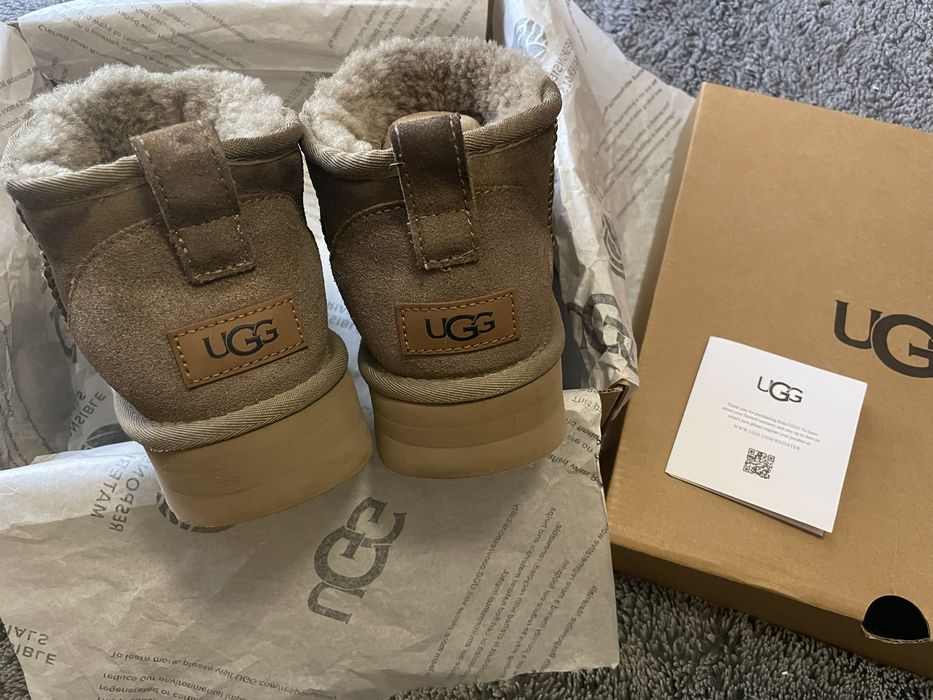 UGG mini cu platforma