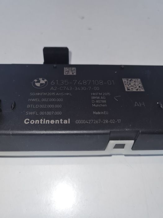 Modul portbagaj BMW seria 6 G32 gran turismo / cod-7487108 / original