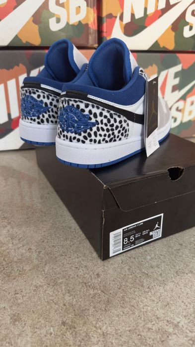 Nike Air Jordan 1 Low True Blue (nu Adidas, Gucci, LV, Balenciaga,Dior