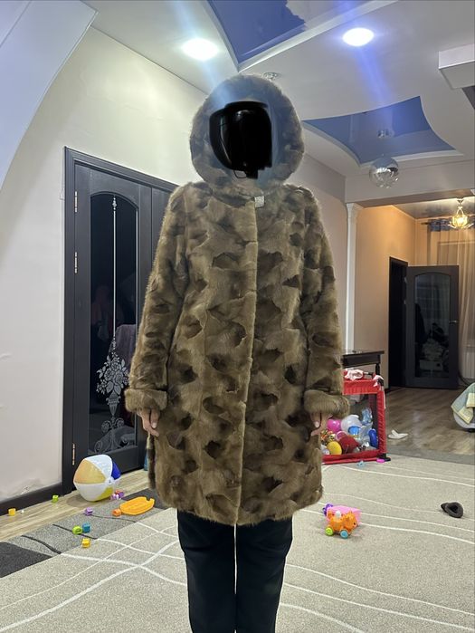 Норковая шуба натуральный мех