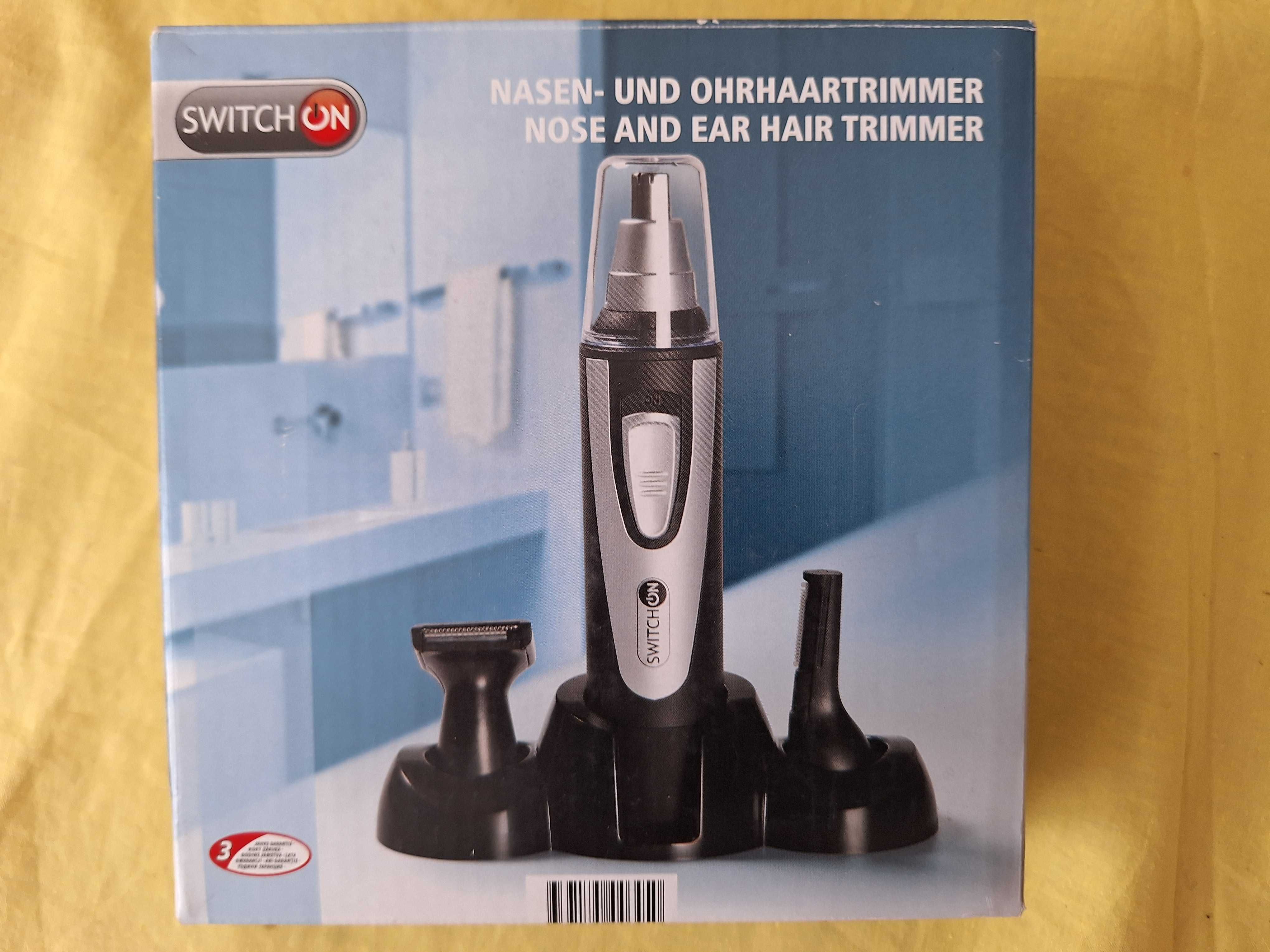 Trimmer pentru nas/urechi/ sprancene, baterie, cu accesorii