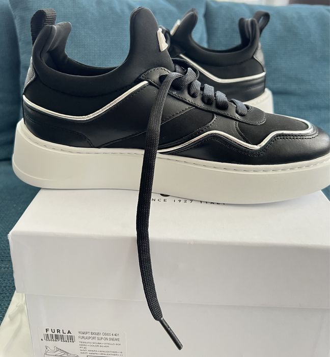 Маратонки Furla Sport SLIP-ON nero.100%оригинал,с кутия,етикети,всичко