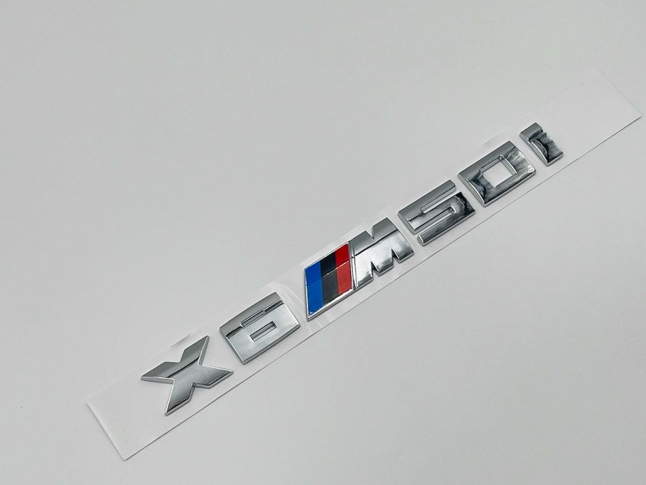 Emblema Compatibila BMW X6M50i crom