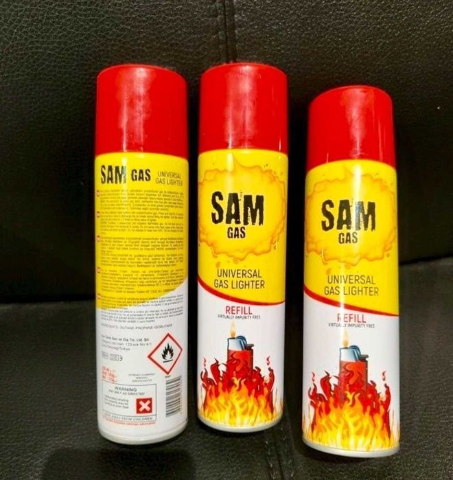 Spray cu gaz pentru incarcare brichete aprinzătoare , Spray Gaz 220ml