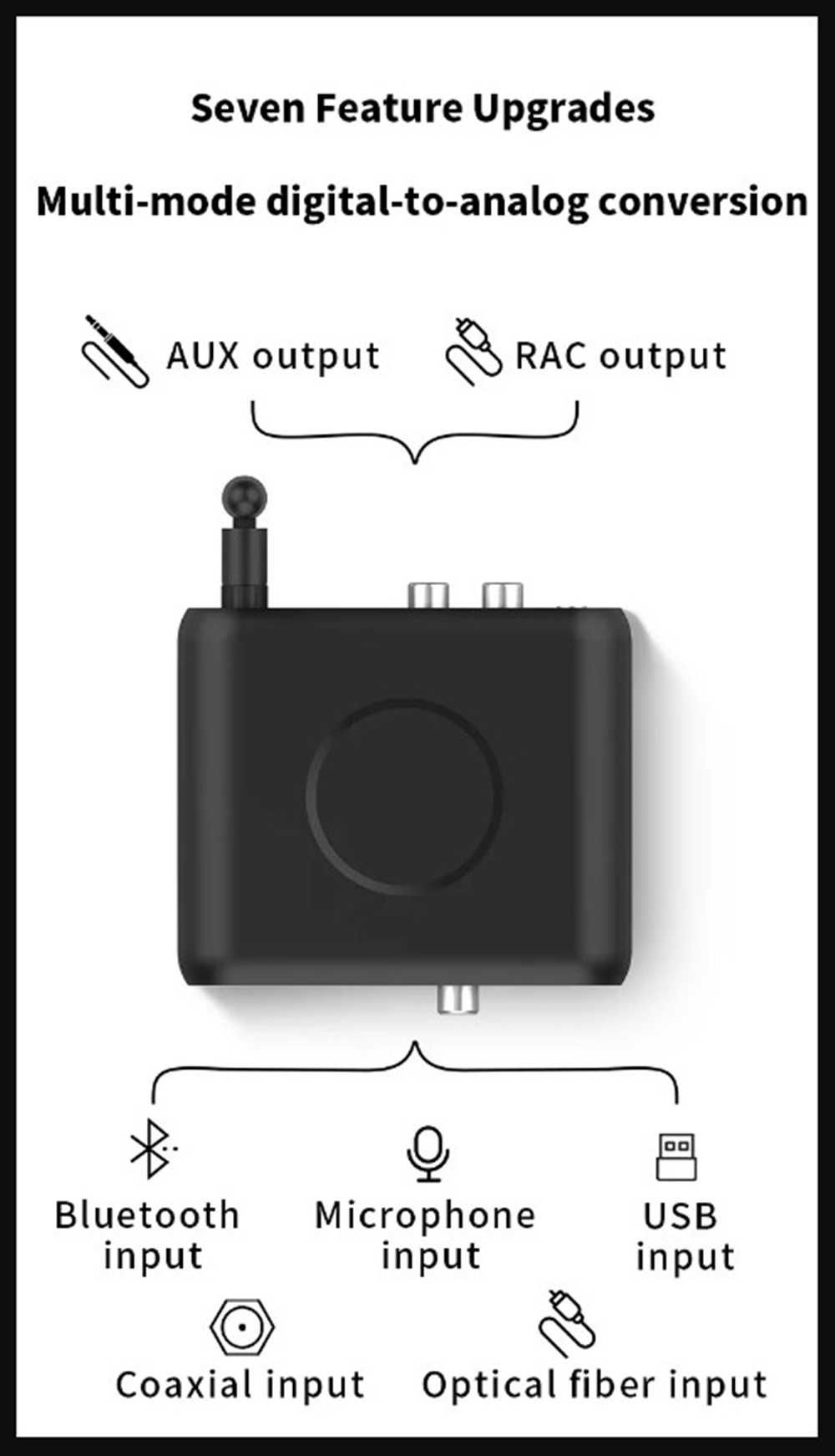 Bluetooth аудио адаптер за автомобил или стерео уредба PIX-LINK BT08