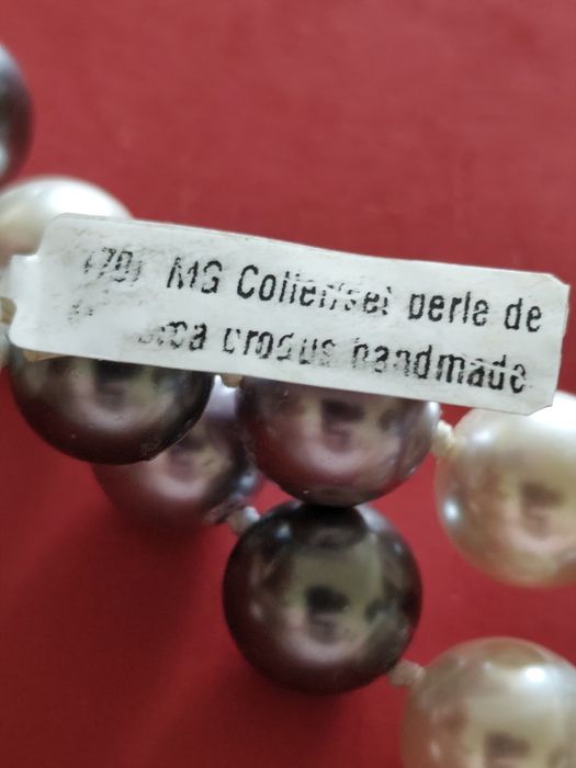 Colier cu perle de manchuria