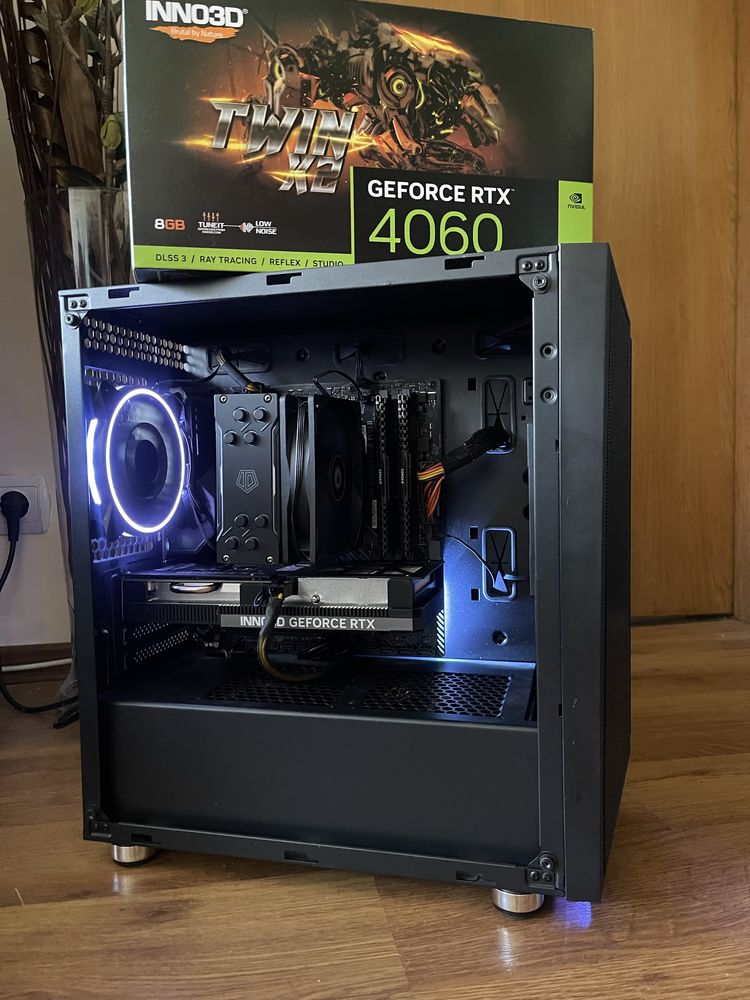Геймърски компютър/ Ryzen 5600X/16GB/RTX 4060 8GB/1TB SSD