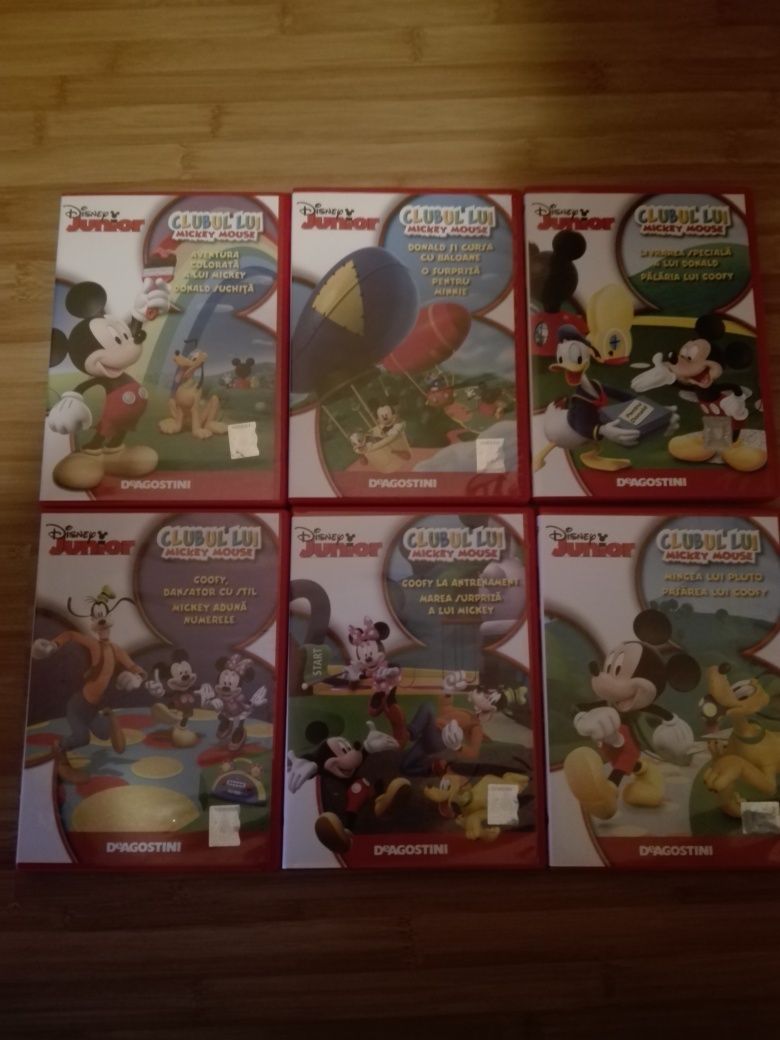 Clubul lui Mikey Mouse cărți și dvd -uri.
