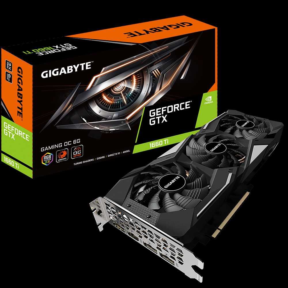Gigabyte 1660 ti видеокарта GPU