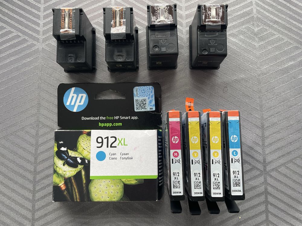 Лот нови картридж пълнители тонер касети HP cartridge 912XL C9352A