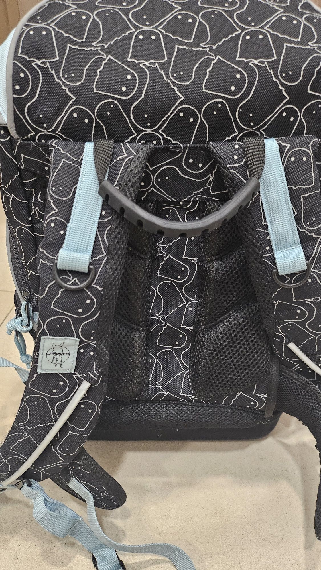 Раница за училище Lassig Spooky Black, 40 см