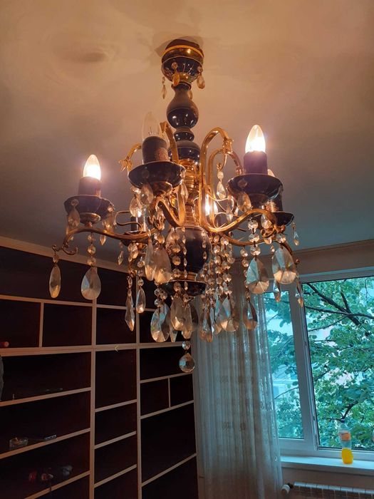 Vand candelabru cu cristale