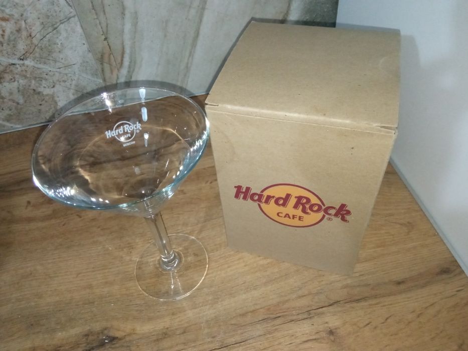 Оригинал Hard Rock Cafe Moscow бокал для мартини цена за 4 тыс