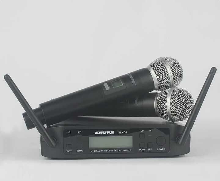 Радиомикрофоны Shure GLXD4 китай, переносные ручные радио микрофоны