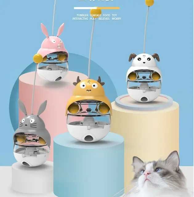 Livrare 10 lei Jucărie interactiva smart câini,pisici,hrănire lenta