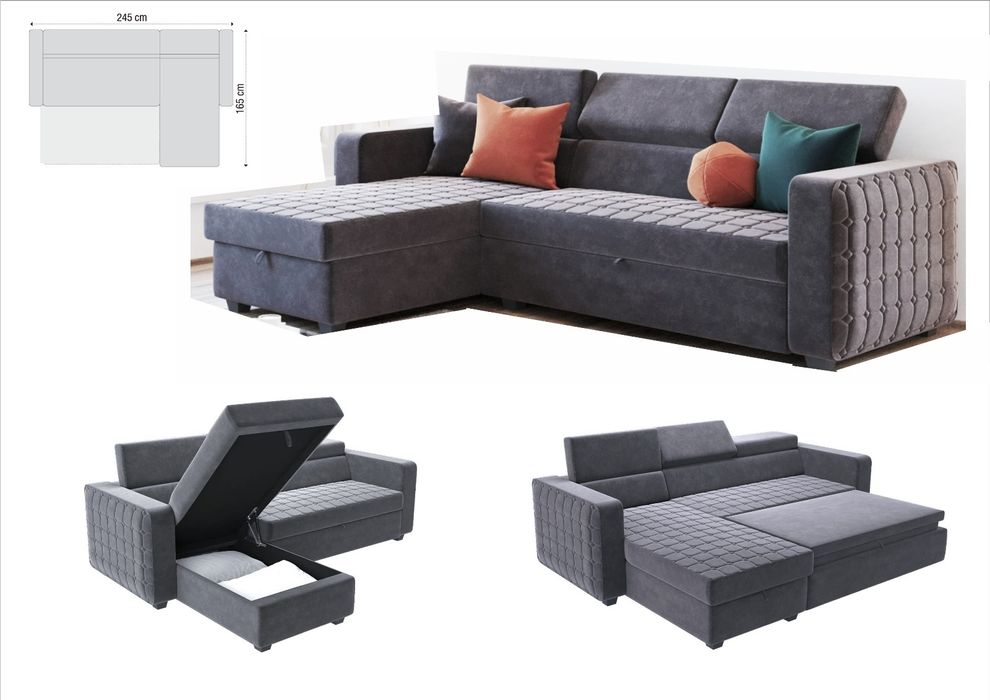 Set canapea nouă/colțar CU 2 ANI GARANTIE (Lem's) de vânzare