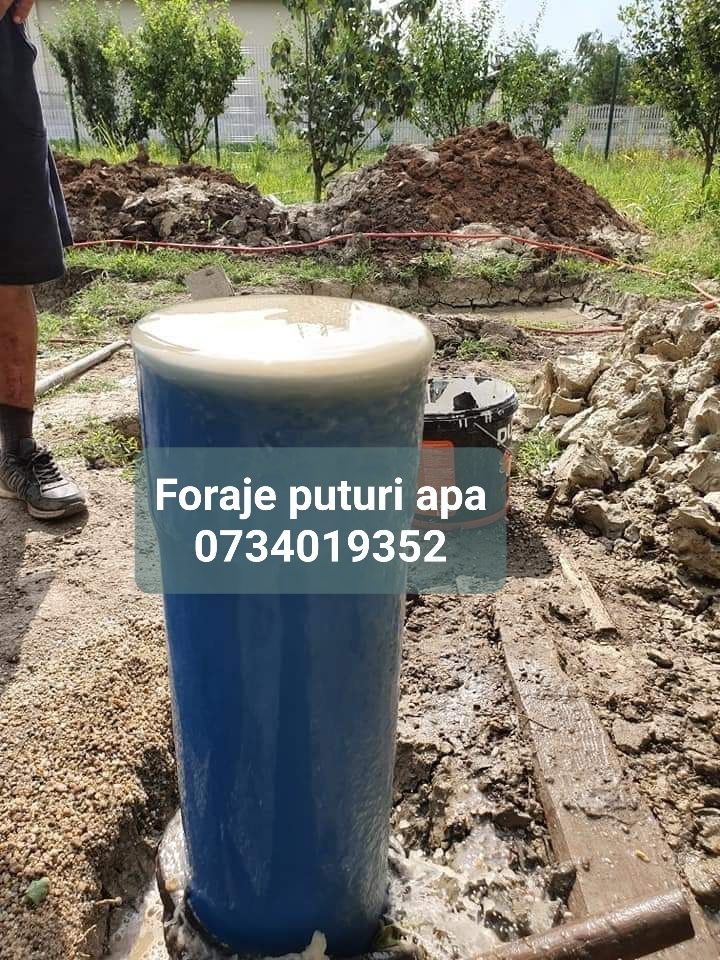 Foraje puturi apa prelungiri si denisipari