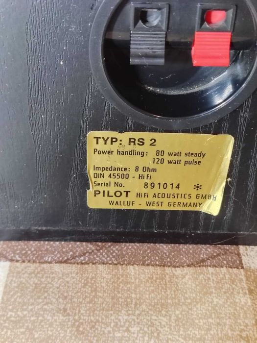 Boxe Pilot RS2 HI-FI