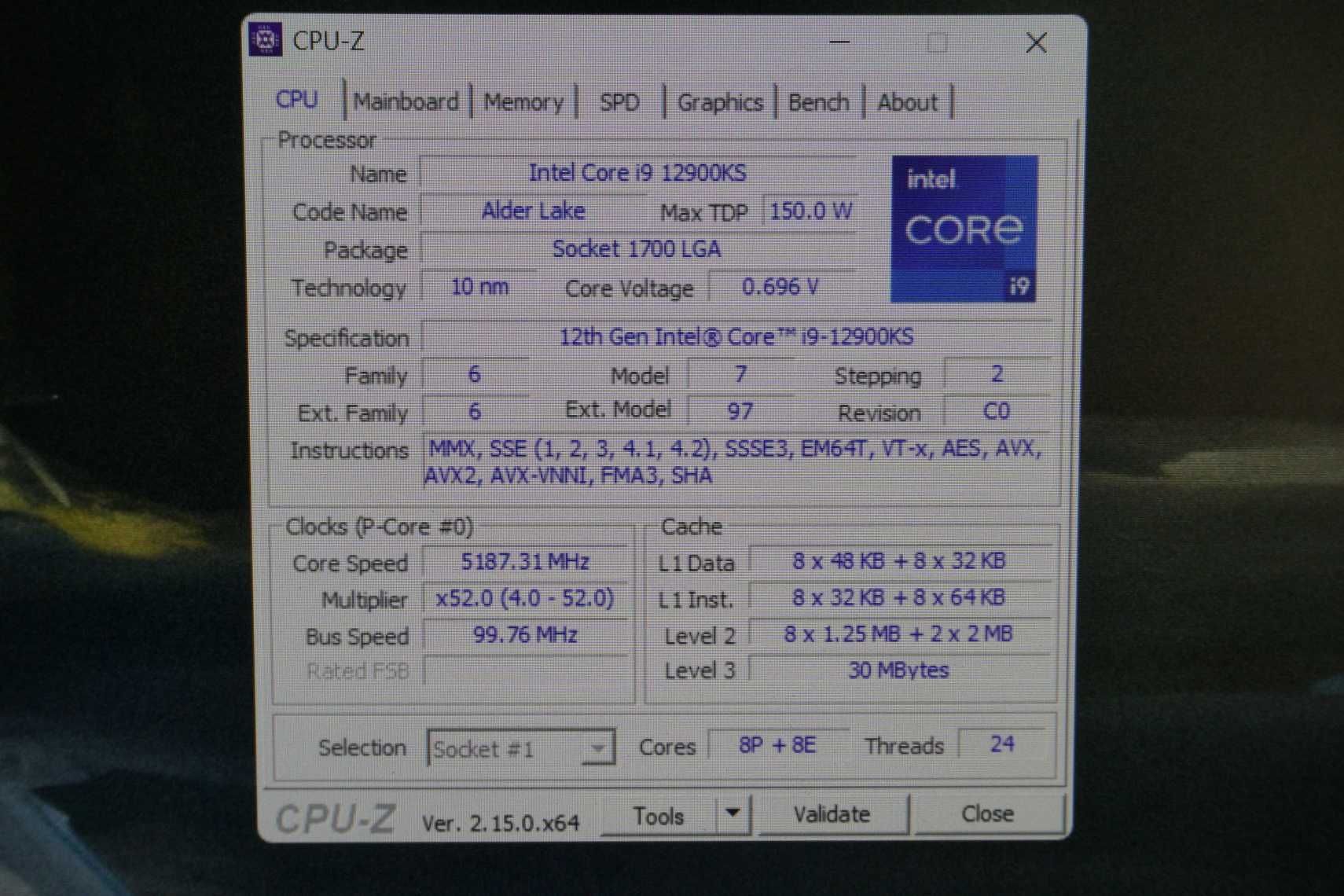 Процесор CPU i9 12900KS - 16 core/ LGA 1700/ делиднат, меден IHS