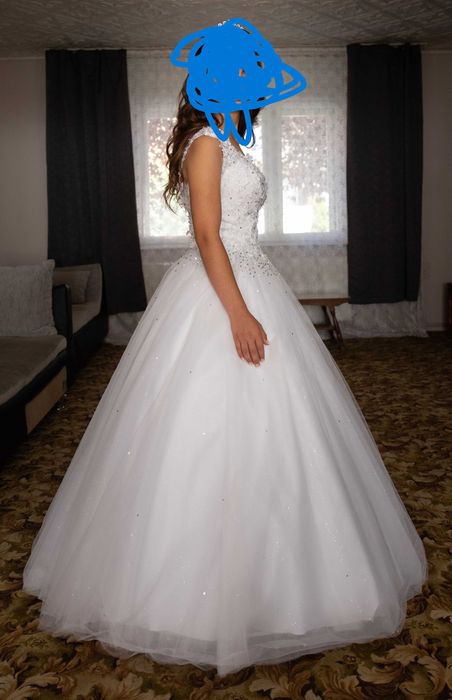 Rochie de mireasă tip prințesă mărimea S