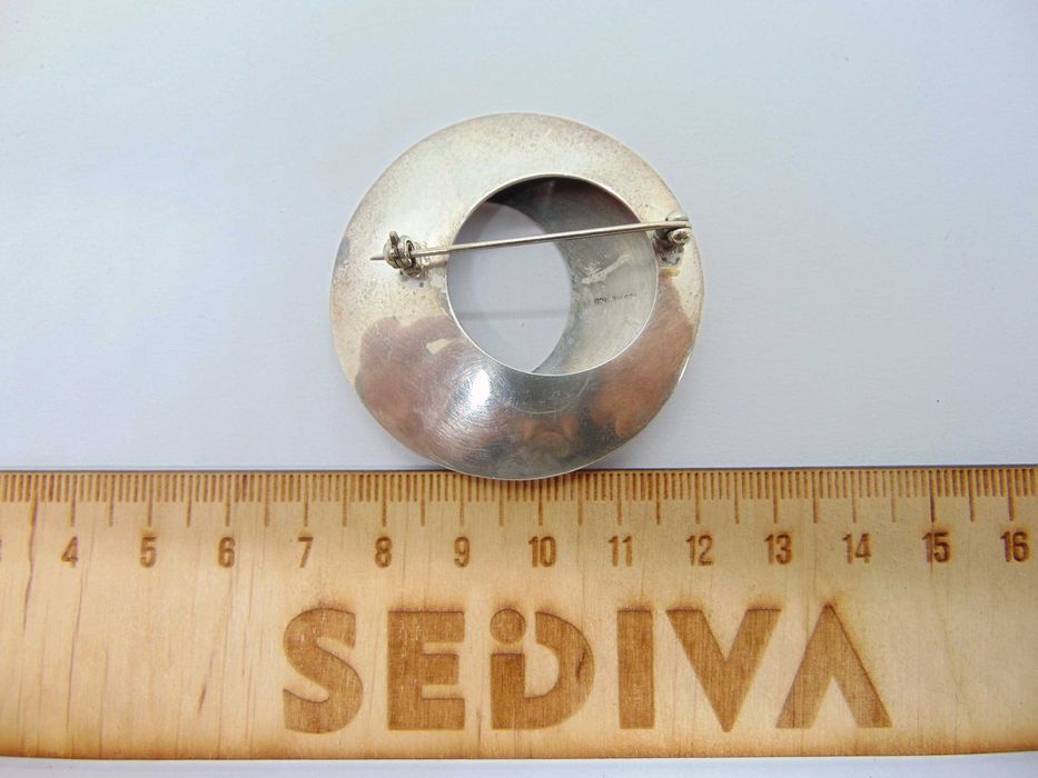 Brosa modernista din argint Mexic