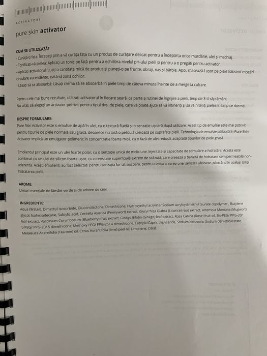 Ser de fata EKSEPTION- folosit pentru ten acneic