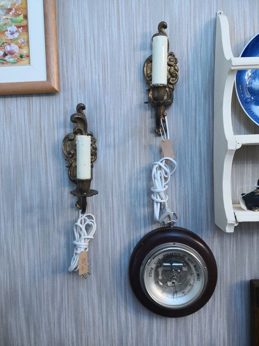 Винтидж подови, настолни лампа