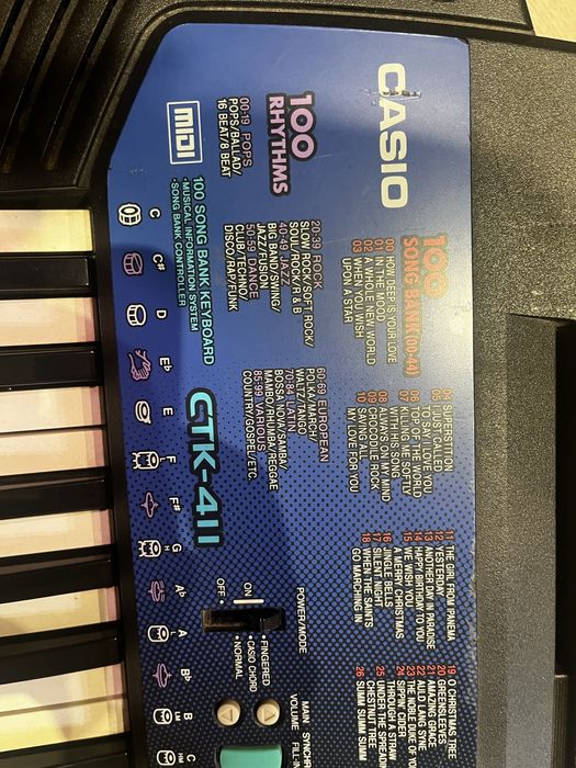 синтезатор casio ctk-411